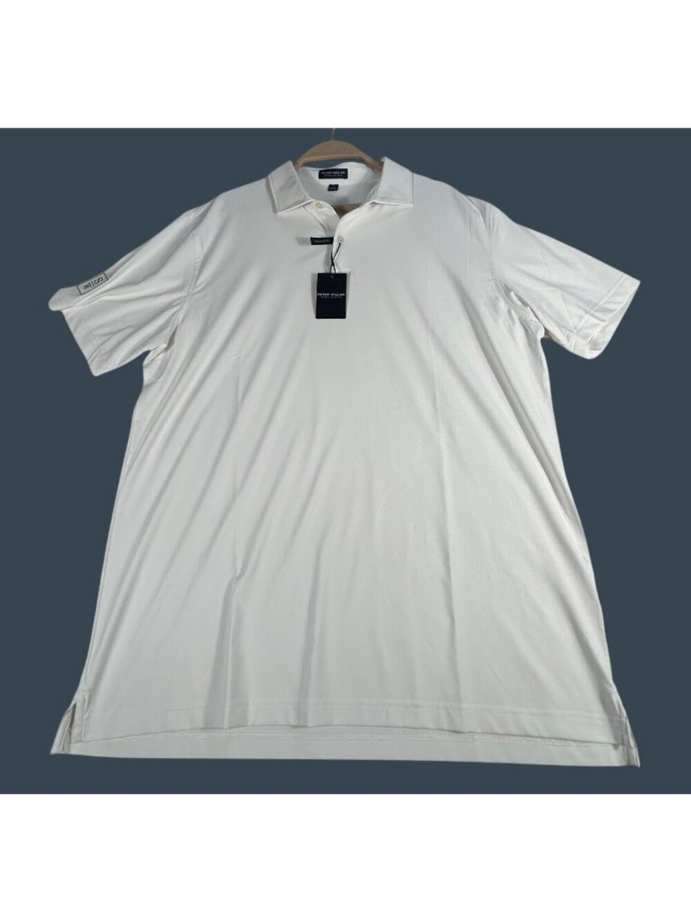 NEW Peter Millar Crown Crafted Tailored Fit Polo Shirt Men's XL White Golf